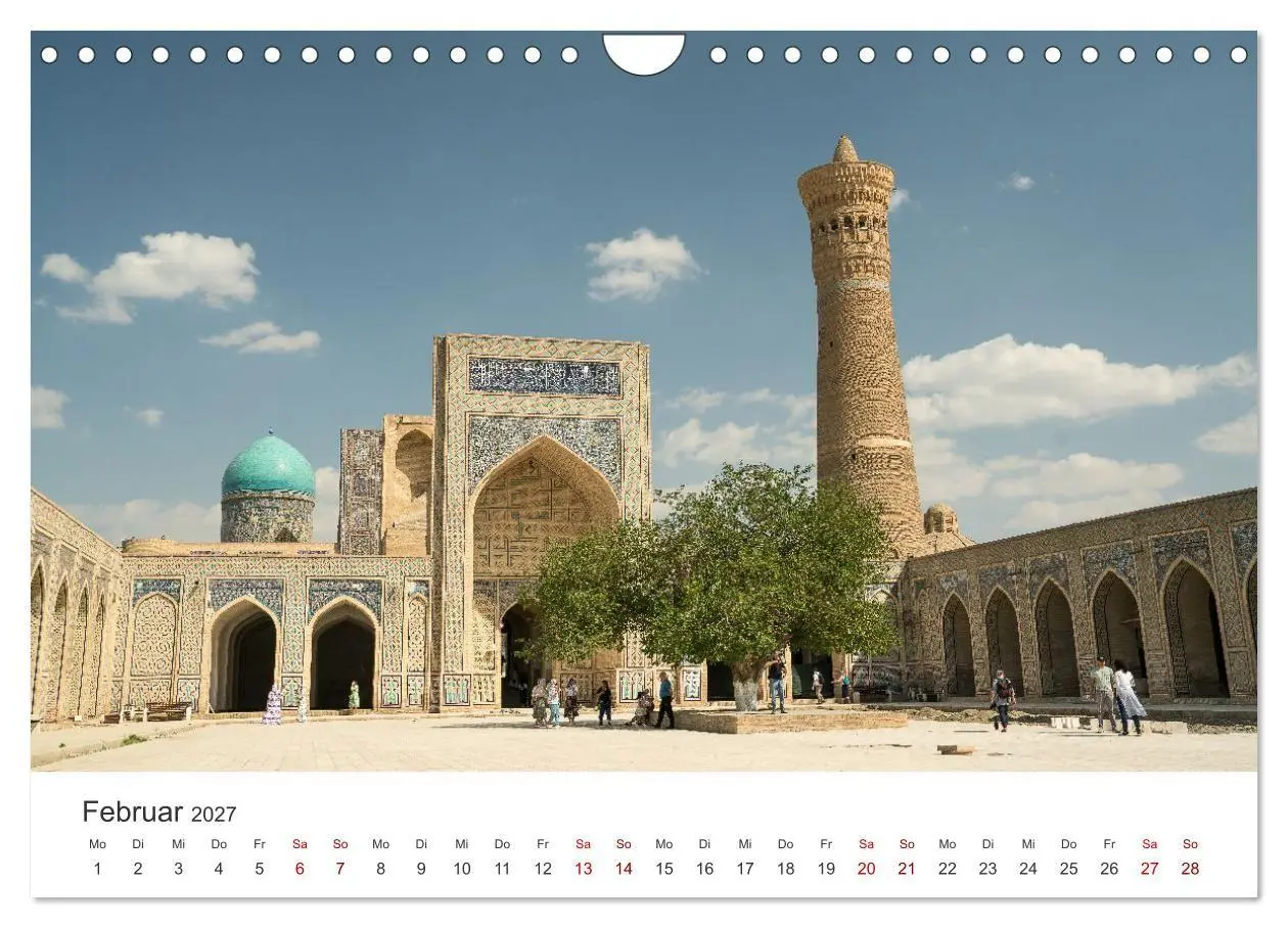 Bild: 9783569299337 | Usbekistan (Wandkalender 2027 DIN A4 quer), CALVENDO Monatskalender