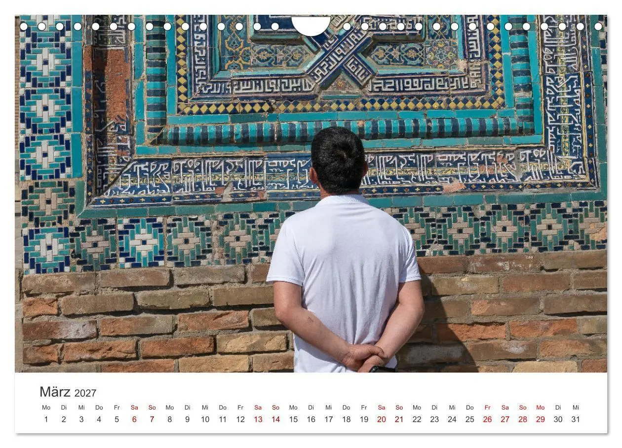 Bild: 9783569299337 | Usbekistan (Wandkalender 2027 DIN A4 quer), CALVENDO Monatskalender