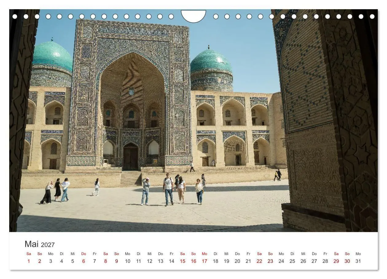 Bild: 9783569299337 | Usbekistan (Wandkalender 2027 DIN A4 quer), CALVENDO Monatskalender