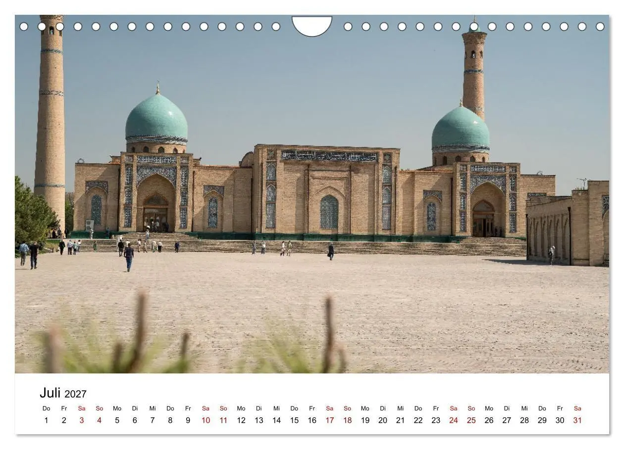 Bild: 9783569299337 | Usbekistan (Wandkalender 2027 DIN A4 quer), CALVENDO Monatskalender