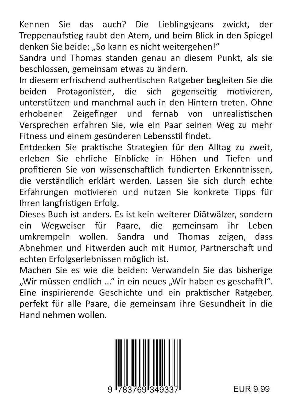 Rückseite: 9783769349337 | Jetzt reicht es, Schatz! Wir müssen endlich abnehmen und fitter...