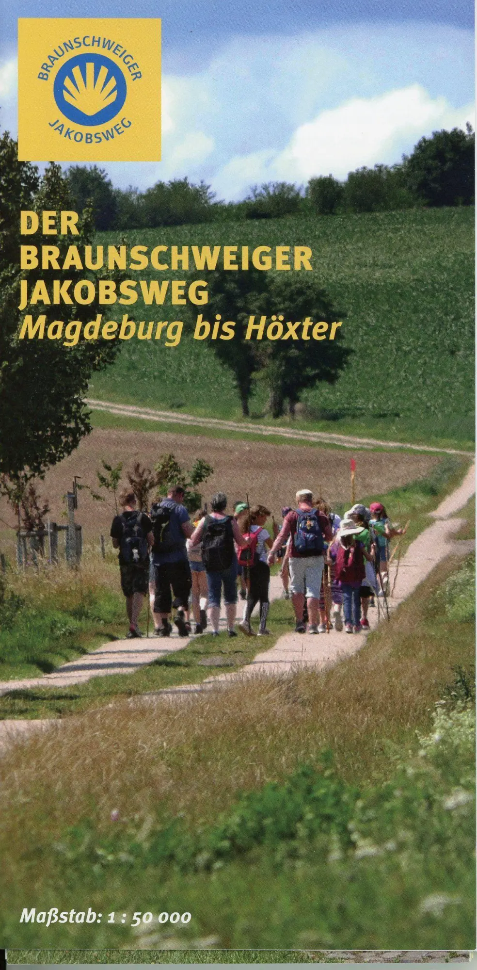 Cover: 9783866369337 | Wanderkarte Der Braunschweiger Jakobsweg 1:50 000 | (Land-)Karte