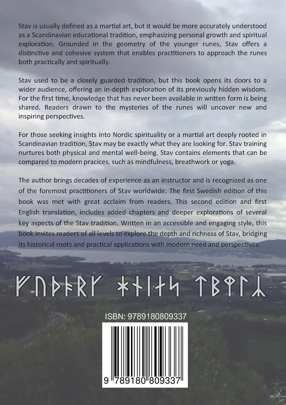 Rückseite: 9789180809337 | Stav | Runes, Martial Art, Philosophy | Roland Zerpe | Taschenbuch