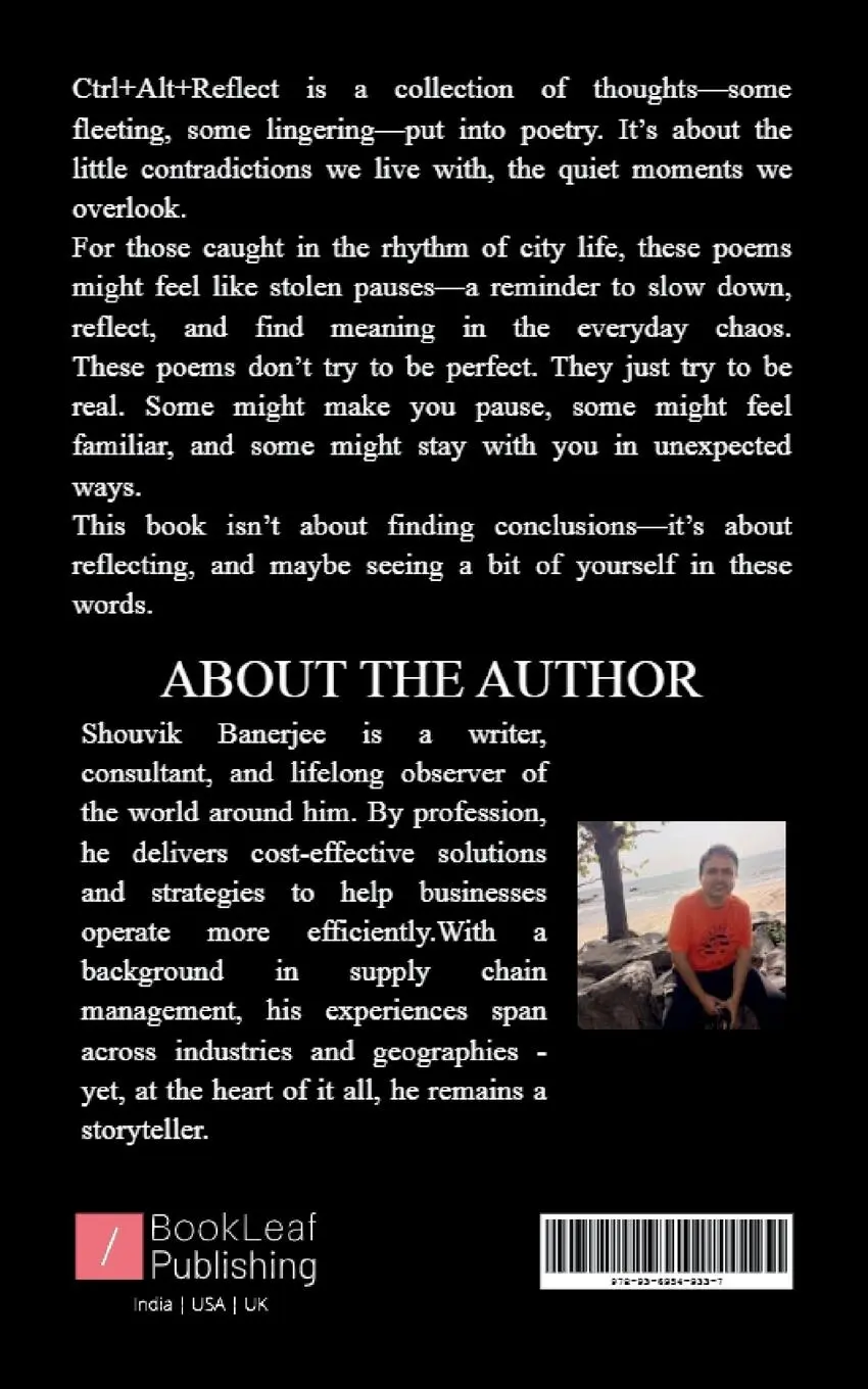 Rückseite: 9789369549337 | Ctrl+Alt+Reflect | Shouvik Banerjee | Taschenbuch | Englisch | 2025