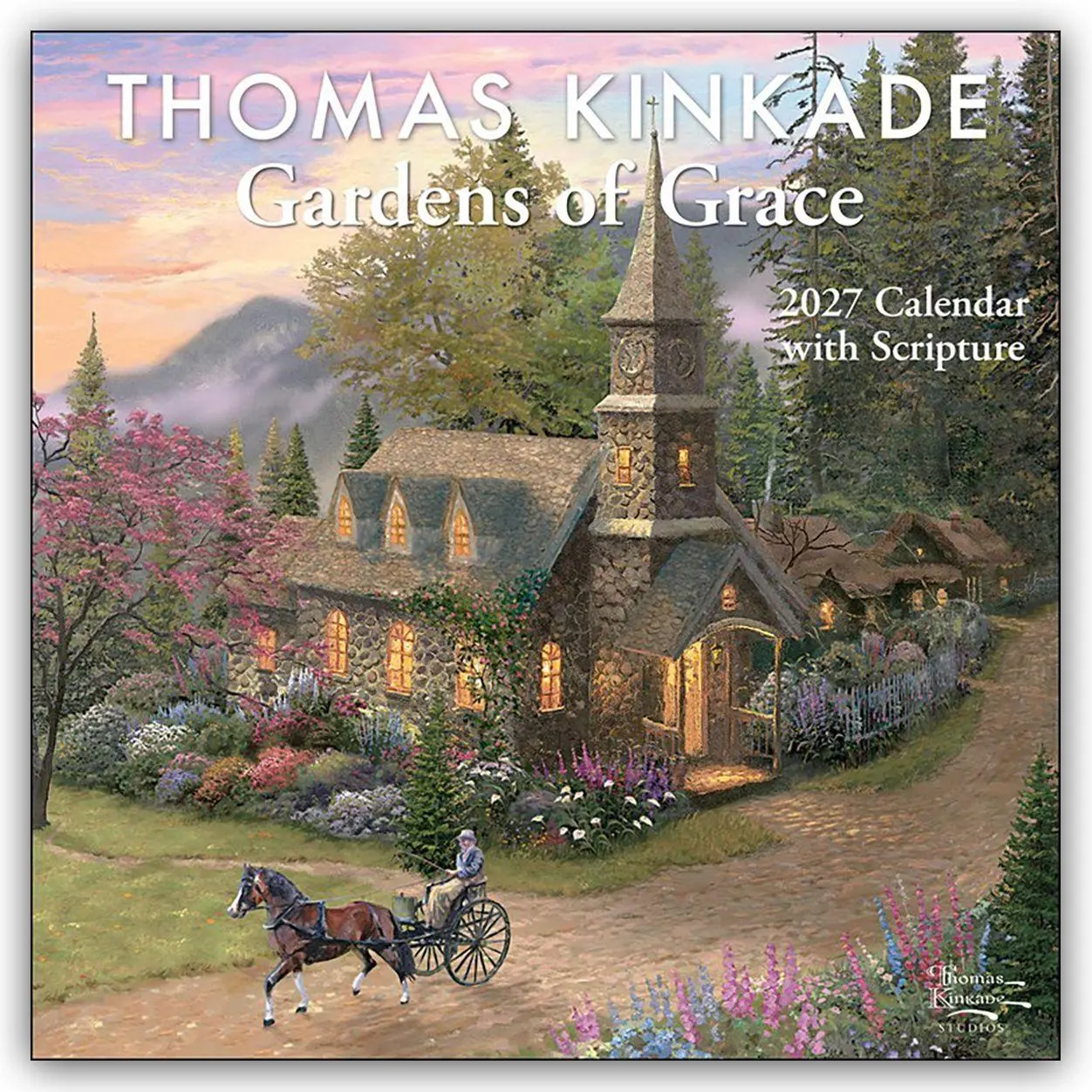Cover: 9798881609337 | Thomas Kinkade: Gardens of Grace - Gärten voller Anmut 2027 | Andrews