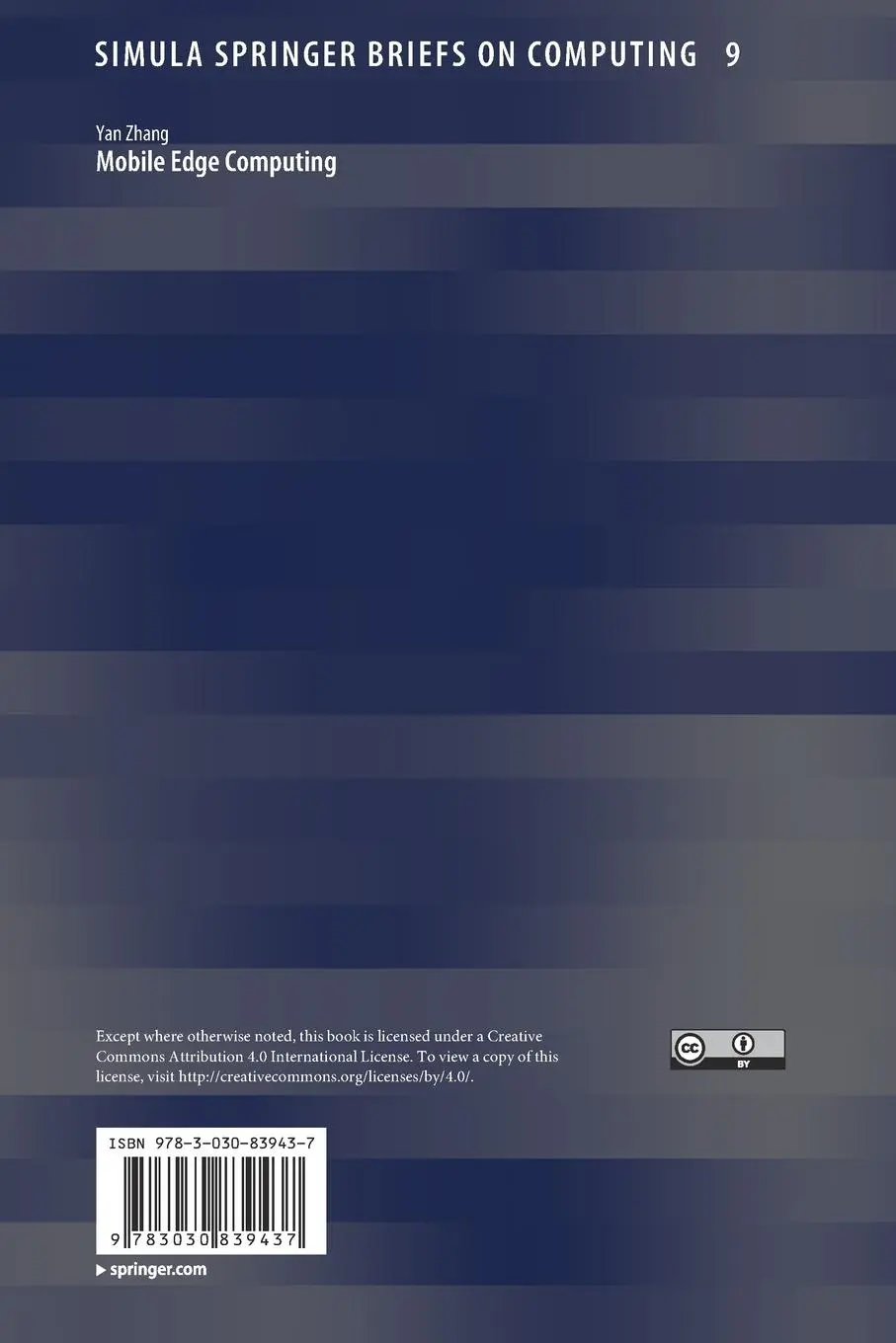 Rückseite: 9783030839437 | Mobile Edge Computing | Yan Zhang | Taschenbuch | xiv | Englisch