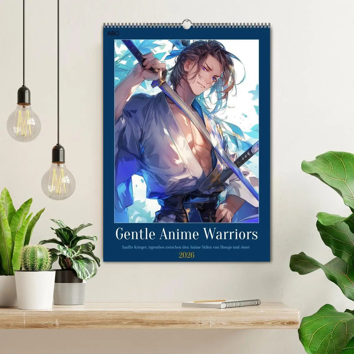 Bild: 9783516269437 | Gentle Anime Warriors (Wandkalender 2026 DIN A2 hoch), CALVENDO...