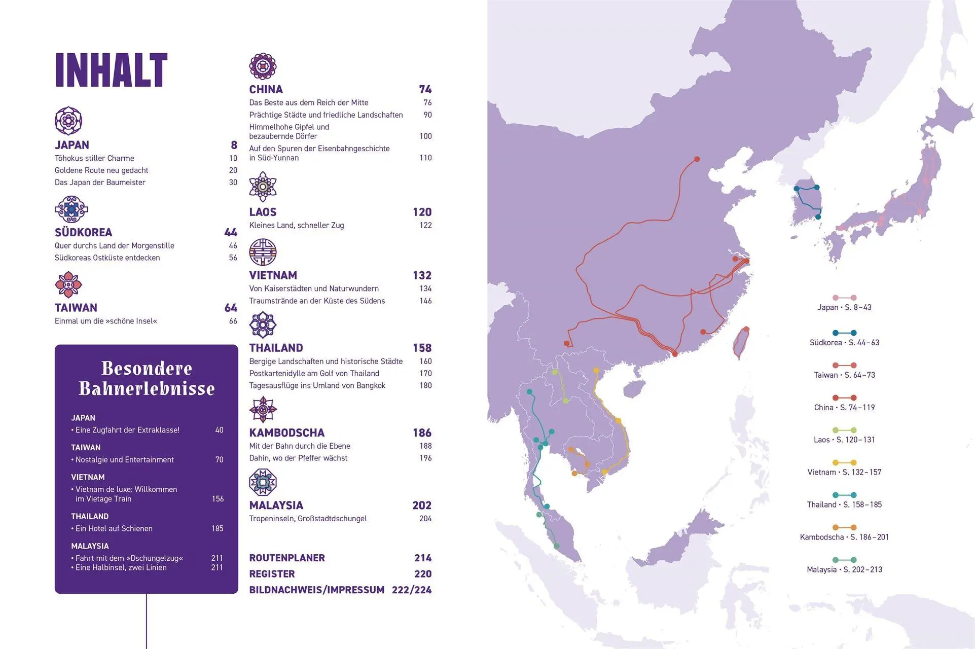 Bild: 9783734209437 | Asien mit dem Zug | DK Verlag - Reise | Taschenbuch | 224 S. | Deutsch