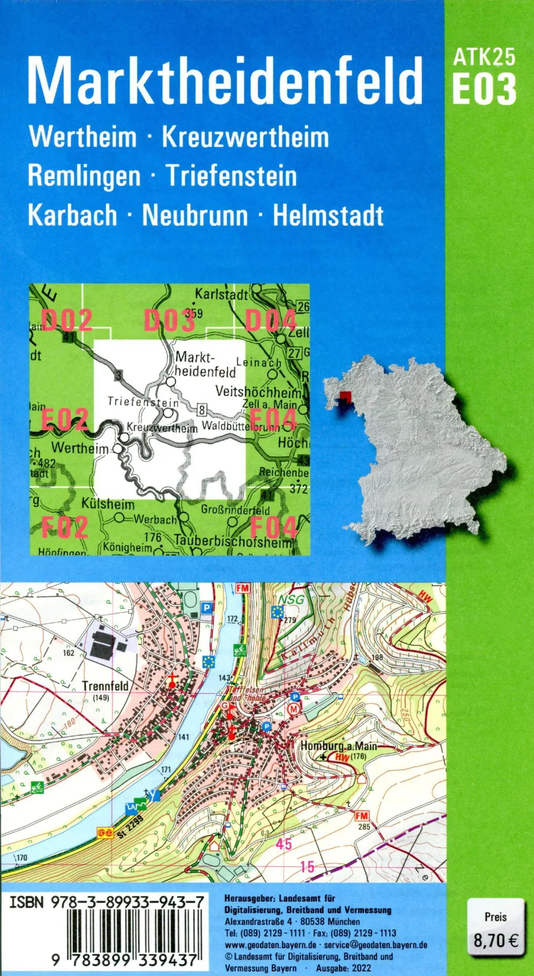 Bild: 9783899339437 | Marktheidenfeld 1:25 000 | Digitalisierung | (Land-)Karte | Deutsch