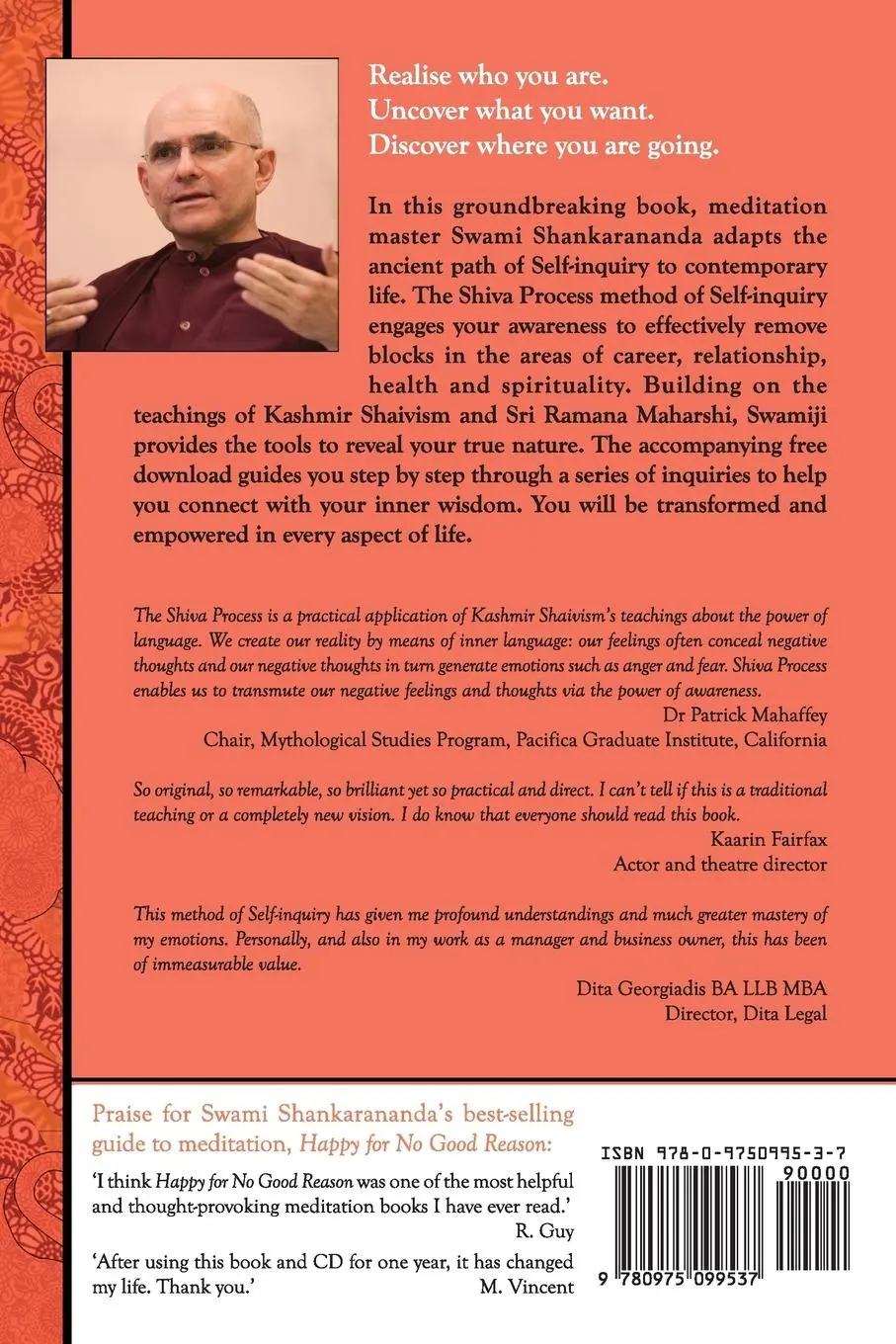Rückseite: 9780975099537 | Self-Inquiry | Swami Shankarananda | Taschenbuch | Englisch | 2014