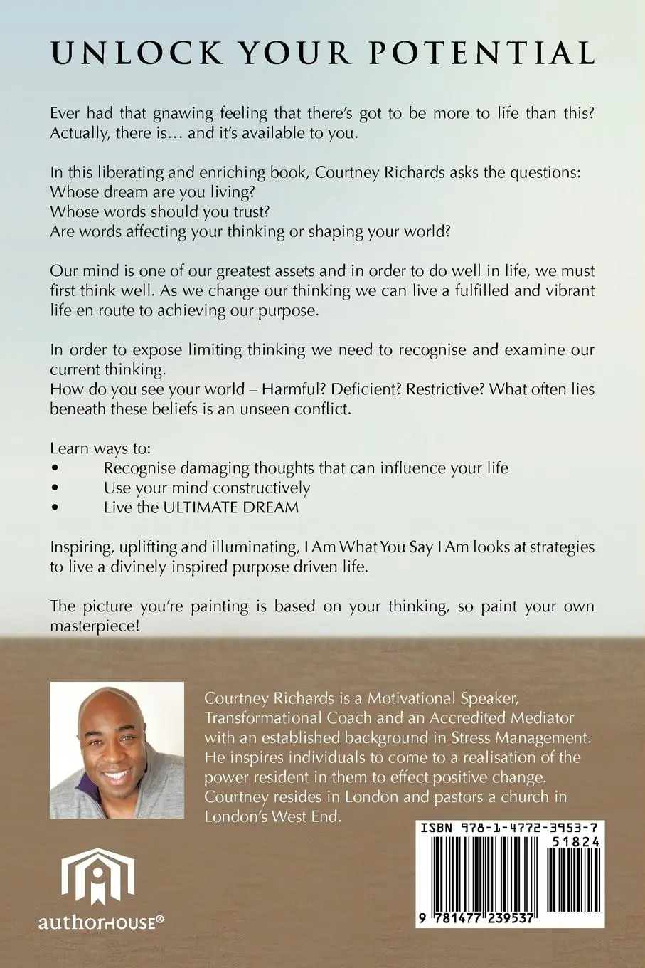 Rückseite: 9781477239537 | I Am What You Say I Am | Courtney Richards | Taschenbuch | Englisch