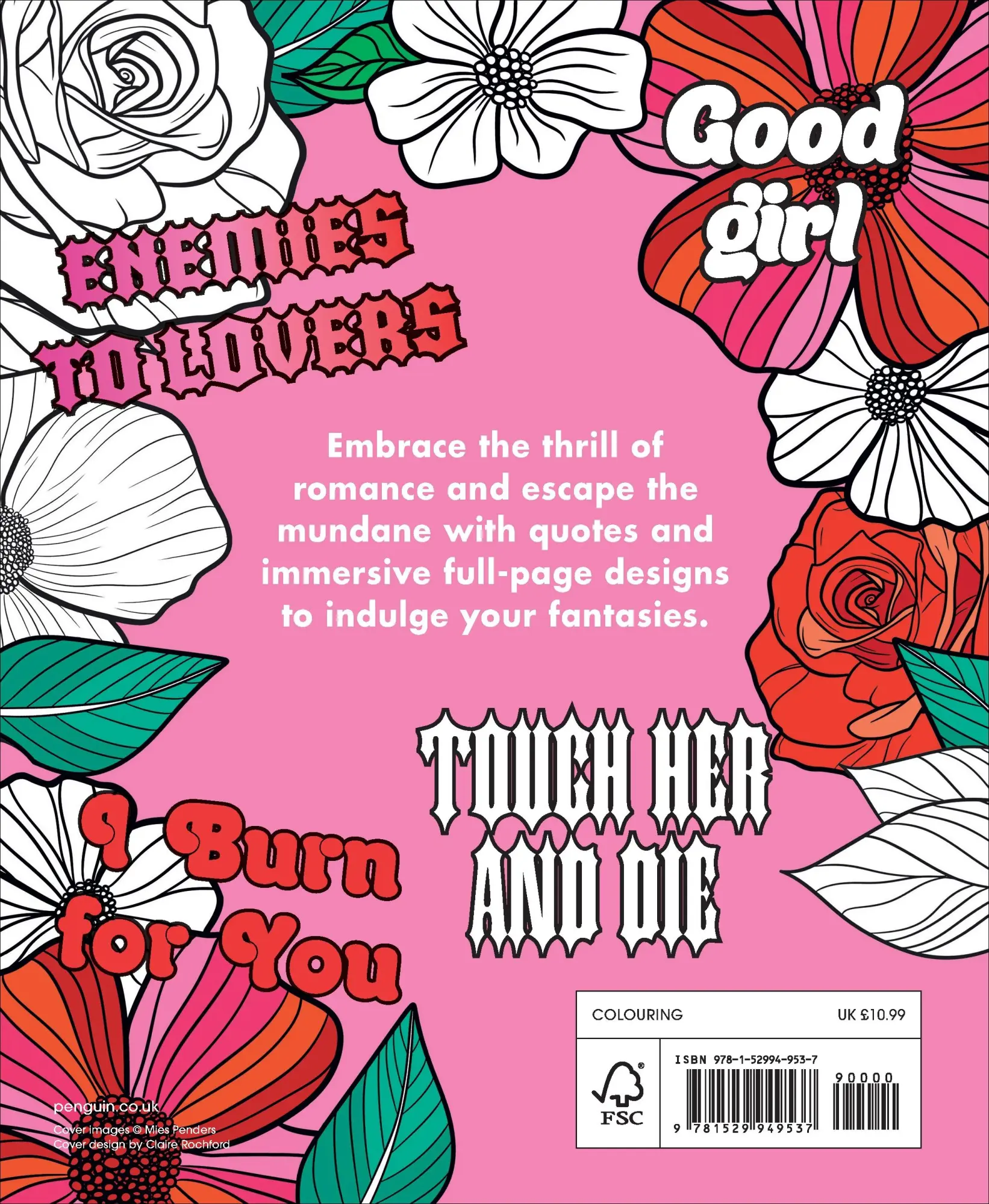 Rückseite: 9781529949537 | The Spice is the Plot! | Colouring for Romance Lovers | Mies Penders