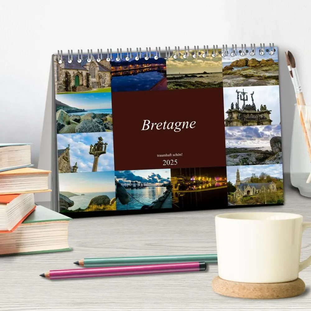 Bild: 9783435389537 | Bretagne - traumhaft schön! (Tischkalender 2025 DIN A5 quer),...