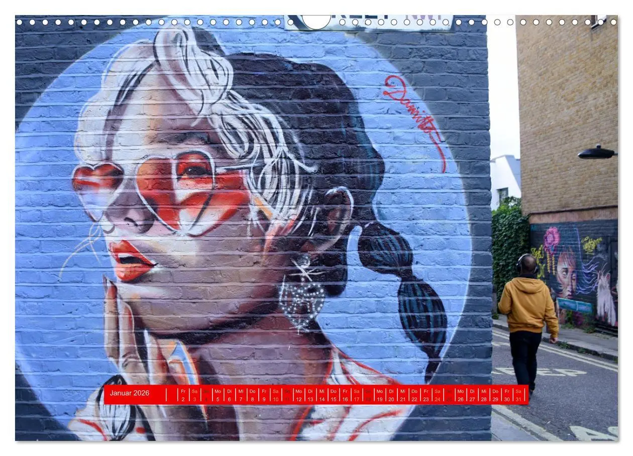 Bild: 9783457309537 | Streetart-Kunst, die die Straßen Londons atmen lässt (Wandkalender...
