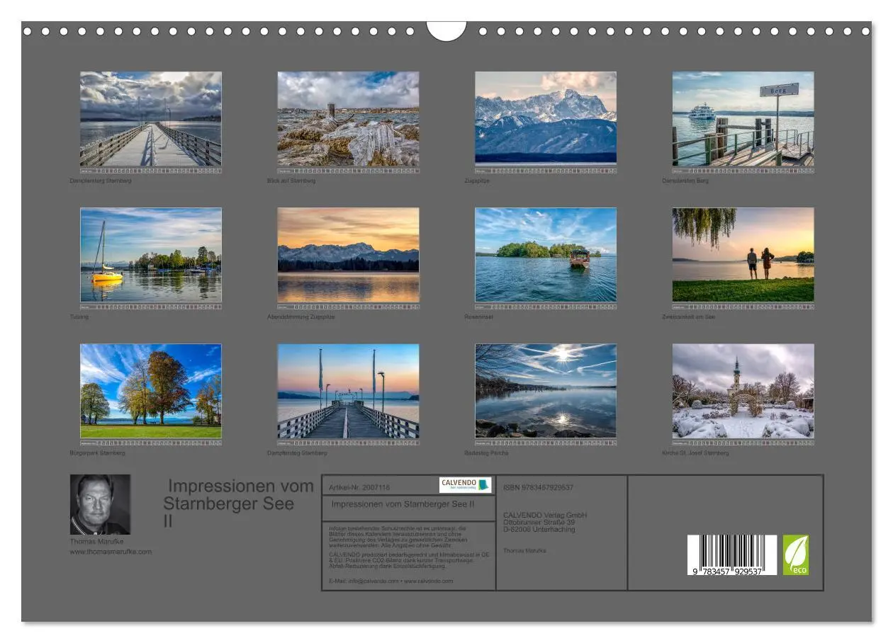 Bild: 9783457929537 | Impressionen vom Starnberger See II (Wandkalender 2026 DIN A3...