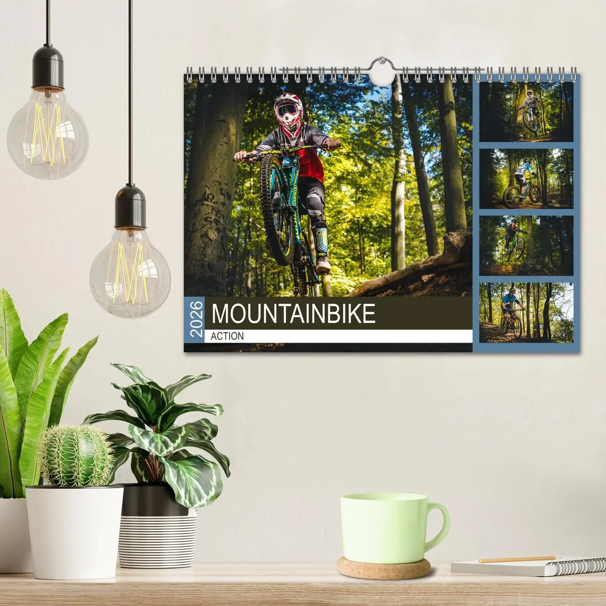 Bild: 9783516019537 | Mountainbike Action (Wandkalender 2026 DIN A4 quer), CALVENDO...