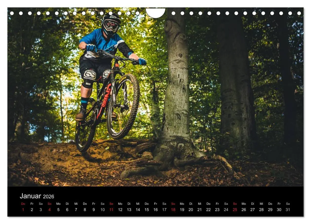 Bild: 9783516019537 | Mountainbike Action (Wandkalender 2026 DIN A4 quer), CALVENDO...