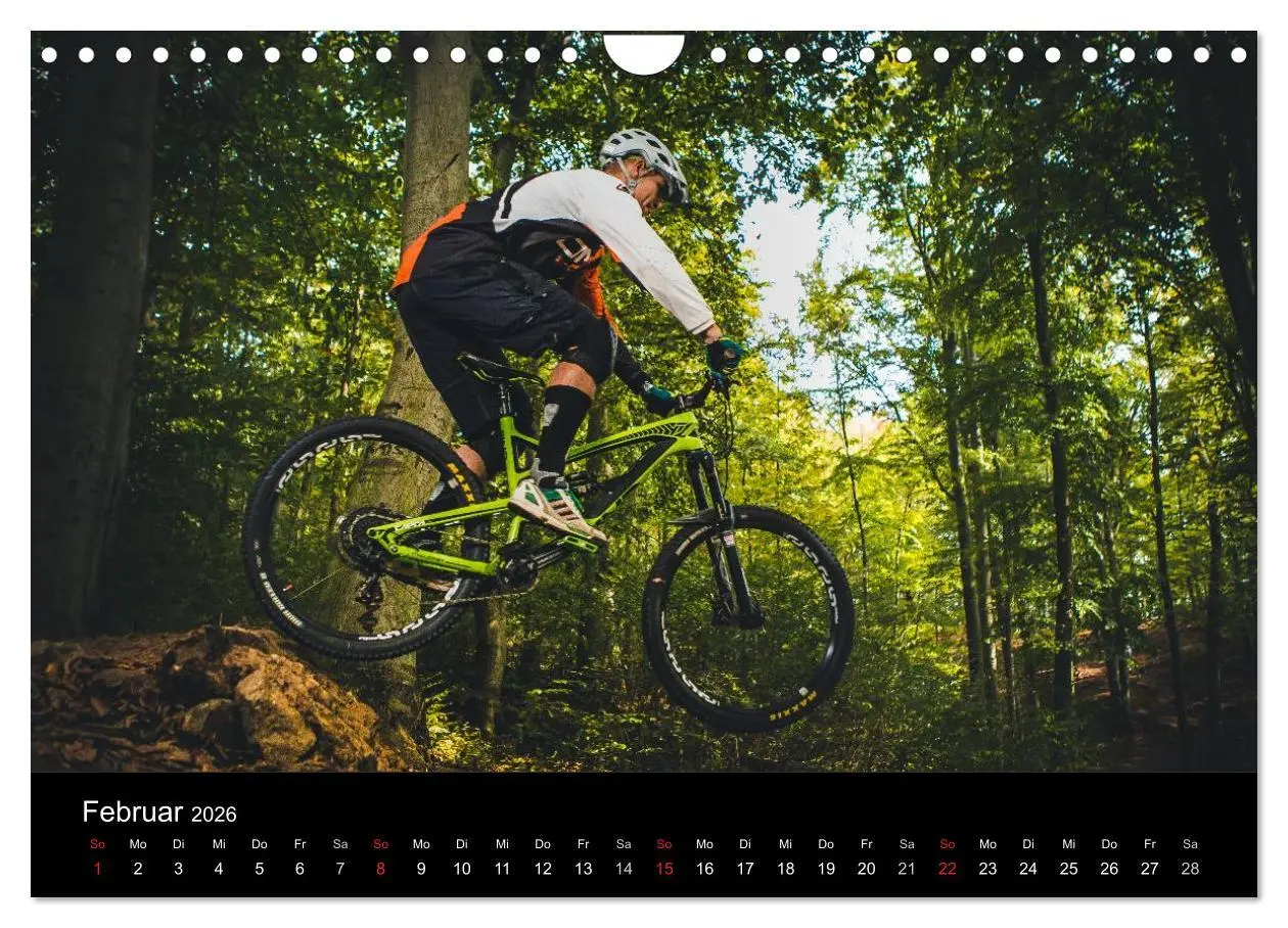Bild: 9783516019537 | Mountainbike Action (Wandkalender 2026 DIN A4 quer), CALVENDO...