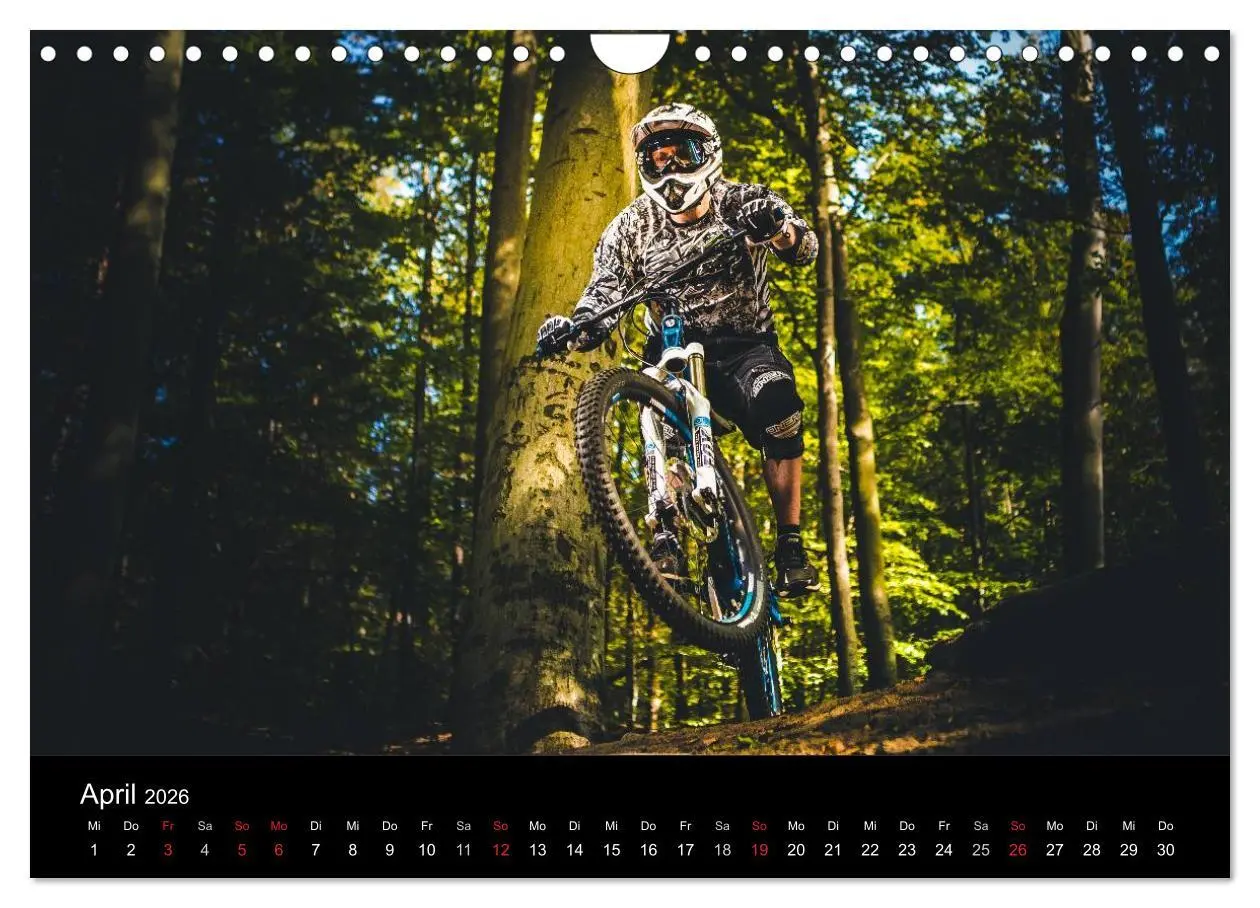 Bild: 9783516019537 | Mountainbike Action (Wandkalender 2026 DIN A4 quer), CALVENDO...