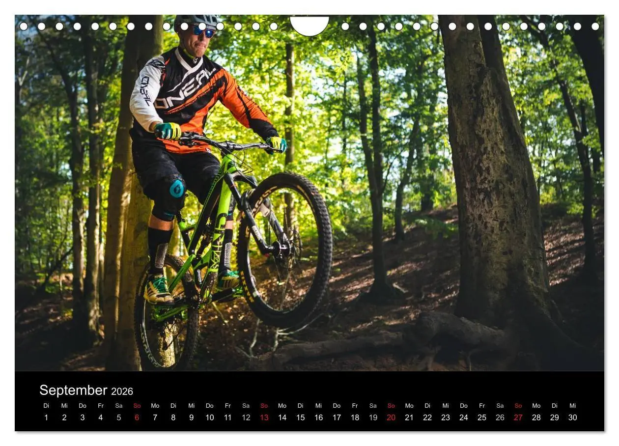 Bild: 9783516019537 | Mountainbike Action (Wandkalender 2026 DIN A4 quer), CALVENDO...