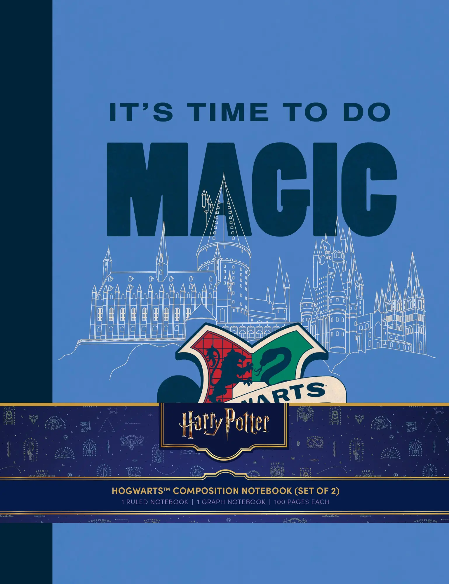 Cover: 9798886639537 | Harry Potter: Hogwarts Composition Notebook Set (Set of 2) | Editions