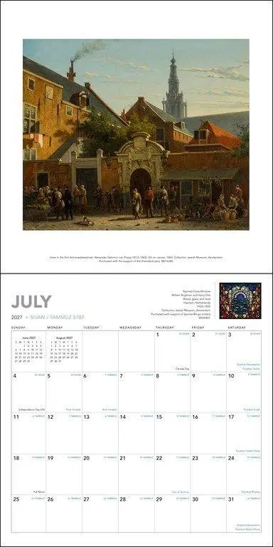 Bild: 9780789349637 | Jewish Calendar - Jüdischer Kalender 2027 - Wandkalender | Publishing