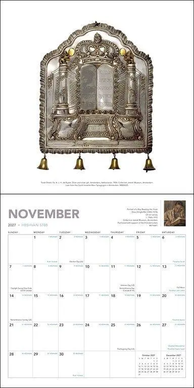 Bild: 9780789349637 | Jewish Calendar - Jüdischer Kalender 2027 - Wandkalender | Publishing
