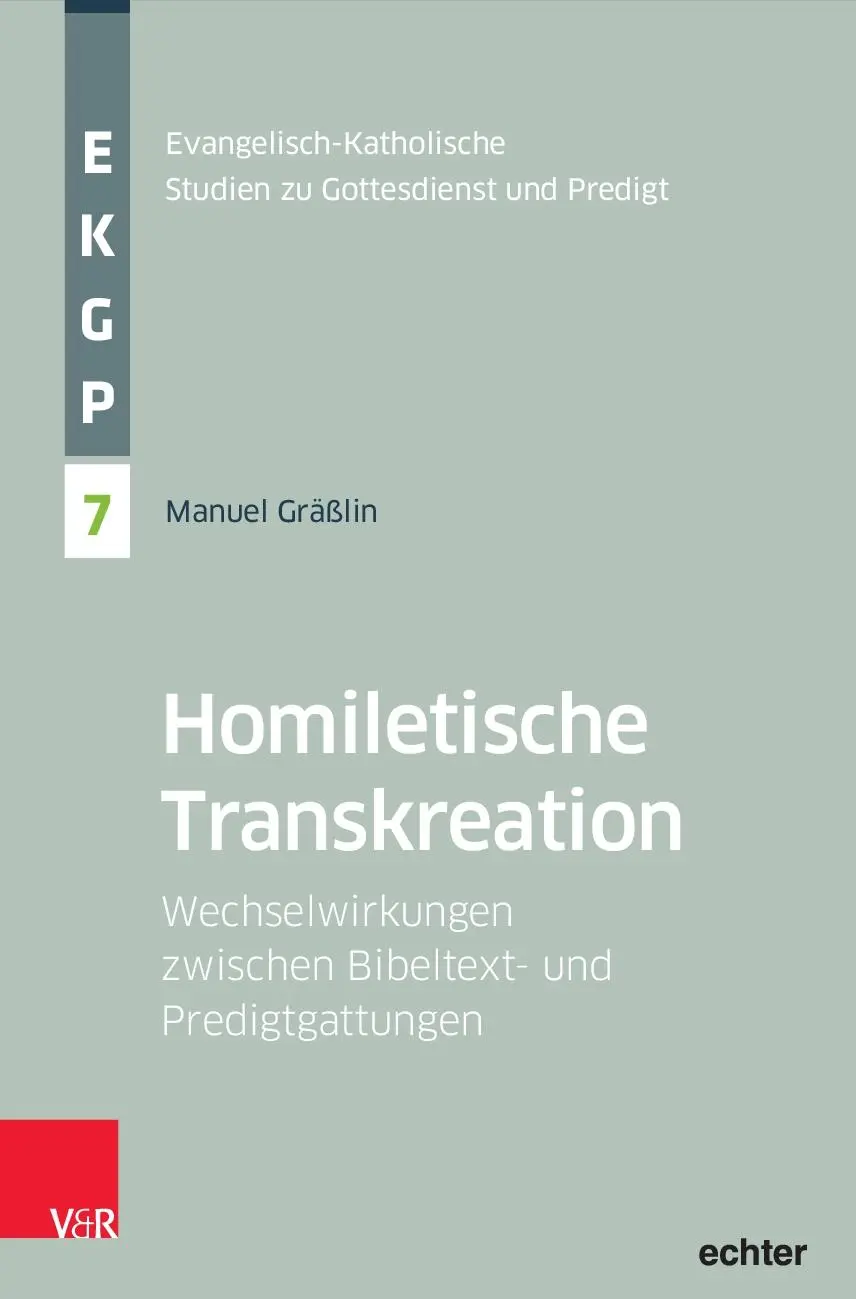 Cover: 9783429059637 | Homiletische Transkreation | Manuel Gräßlin | Taschenbuch | 403 S.