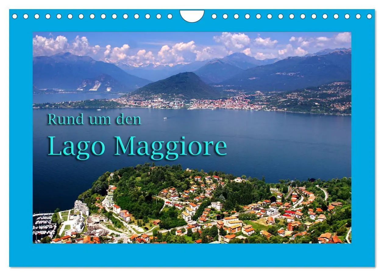 Cover: 9783457779637 | Rund um den Lago Maggiore (Wandkalender 2026 DIN A4 quer), CALVENDO...