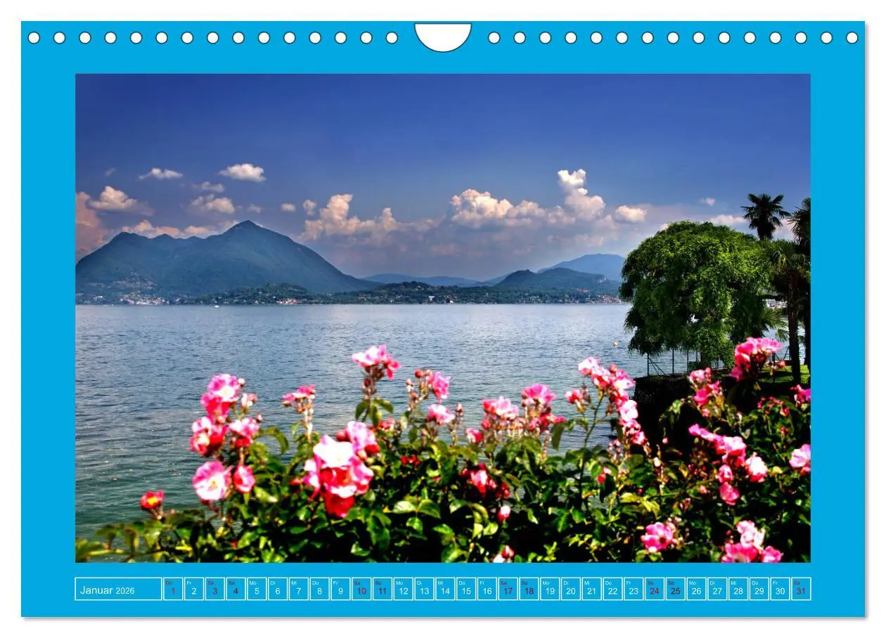 Bild: 9783457779637 | Rund um den Lago Maggiore (Wandkalender 2026 DIN A4 quer), CALVENDO...