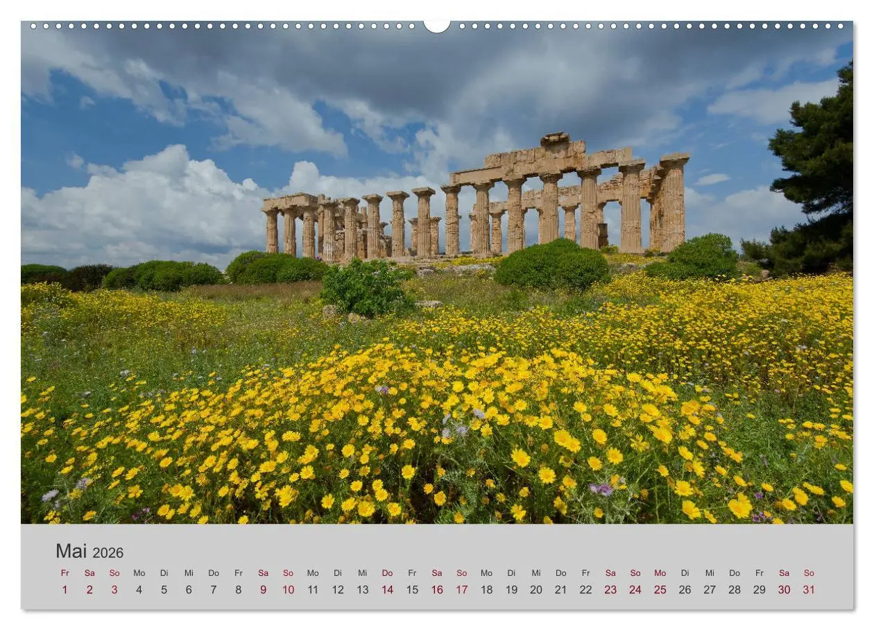 Bild: 9783457849637 | Sizilien 2026 (Wandkalender 2026 DIN A2 quer), CALVENDO Monatskalender