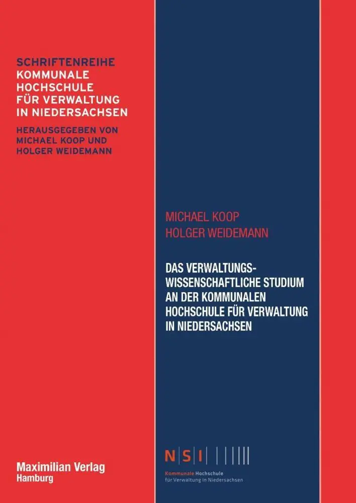 Cover: 9783786909637 | Das verwaltungswissenschaftliches Studium an der Kommunalen...
