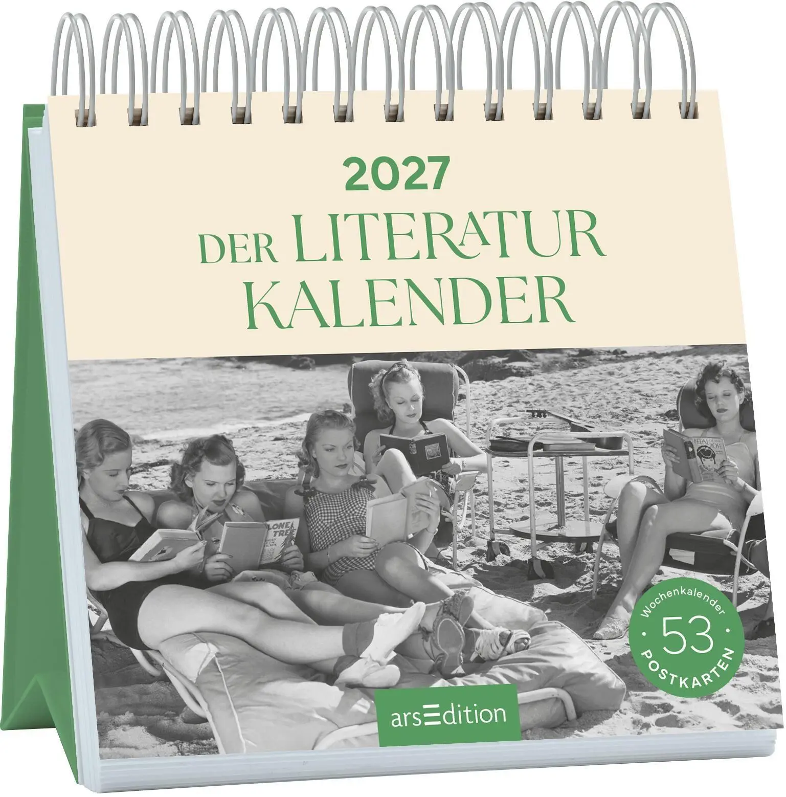 Cover: 4014489139737 | Postkartenkalender Der Literaturkalender 2027 | Kalender | 108 S.