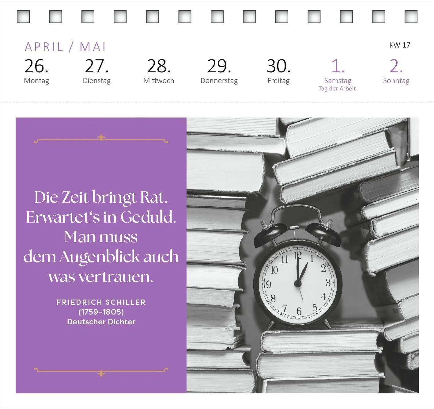 Bild: 4014489139737 | Postkartenkalender Der Literaturkalender 2027 | Kalender | 108 S.