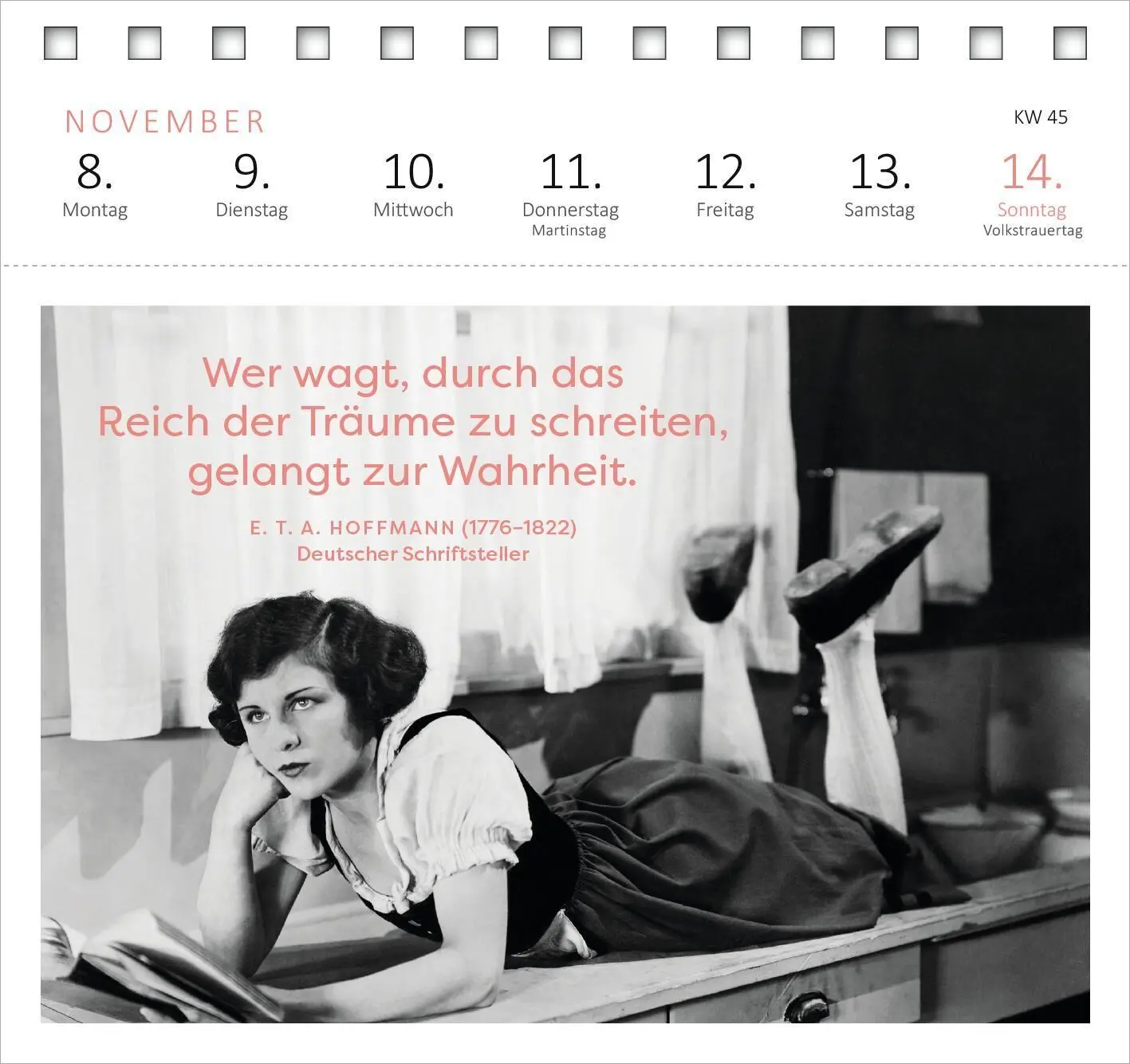 Bild: 4014489139737 | Postkartenkalender Der Literaturkalender 2027 | Kalender | 108 S.