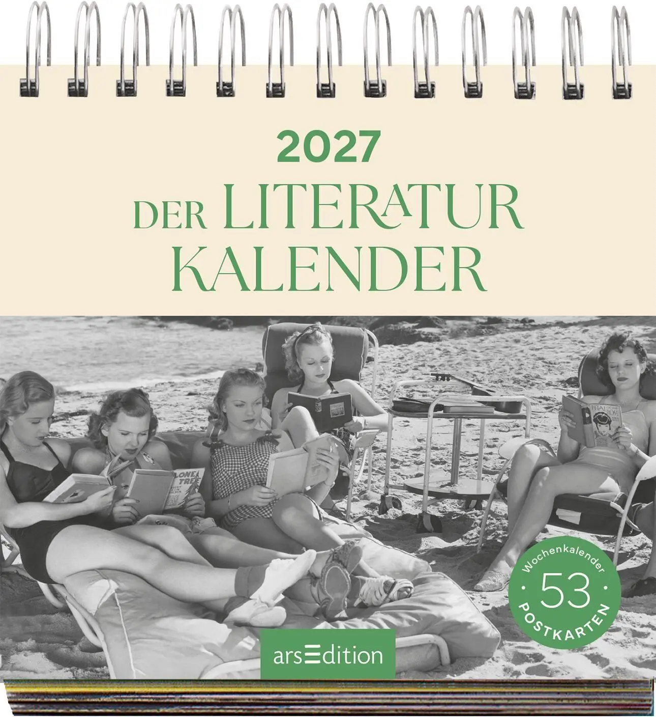 Bild: 4014489139737 | Postkartenkalender Der Literaturkalender 2027 | Kalender | 108 S.