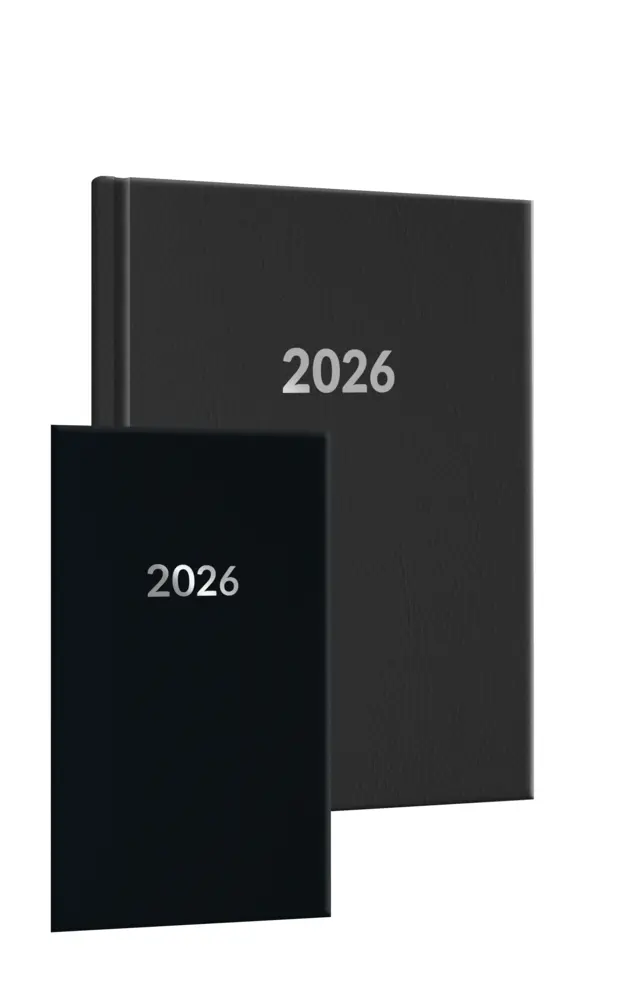 Cover: 4260188019737 | Buchkalender-Set: Buchkalender &amp; Wochenplaner 2026 schwarz | Kalender