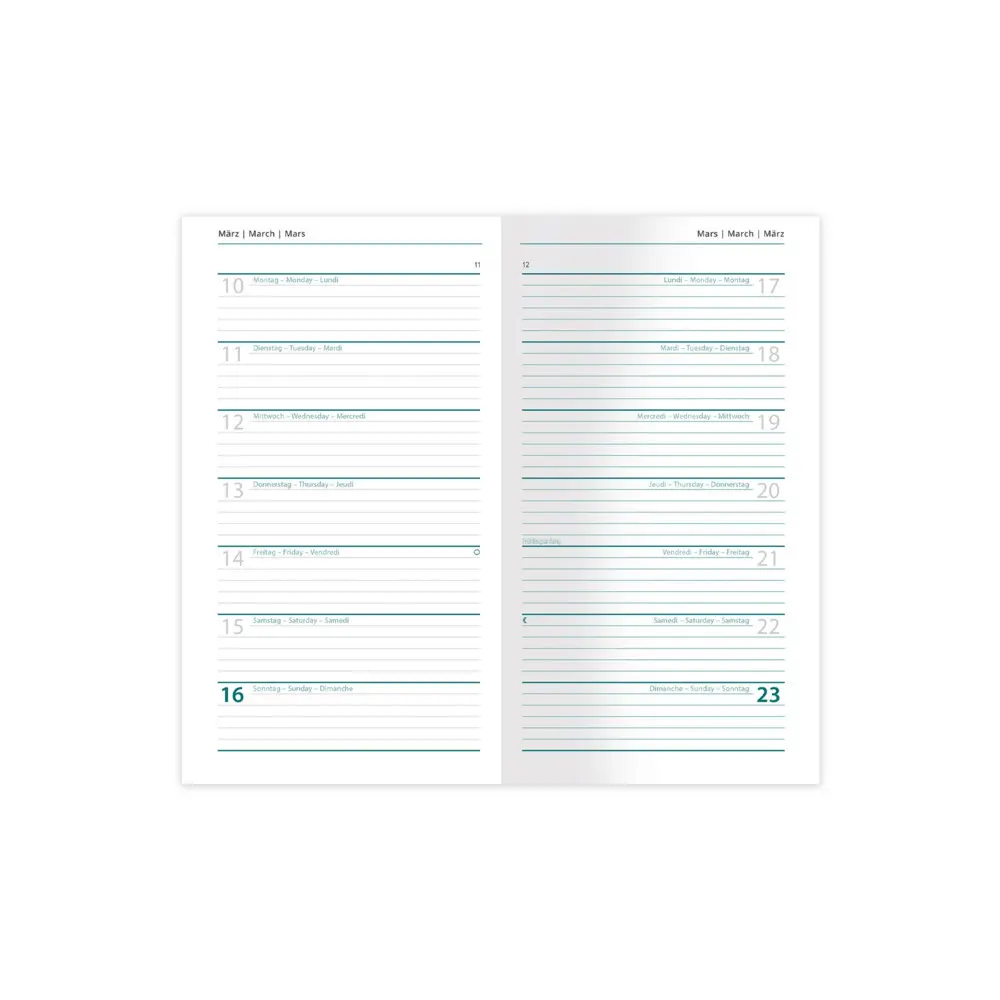 Bild: 4260188019737 | Buchkalender-Set: Buchkalender &amp; Wochenplaner 2026 schwarz | Kalender