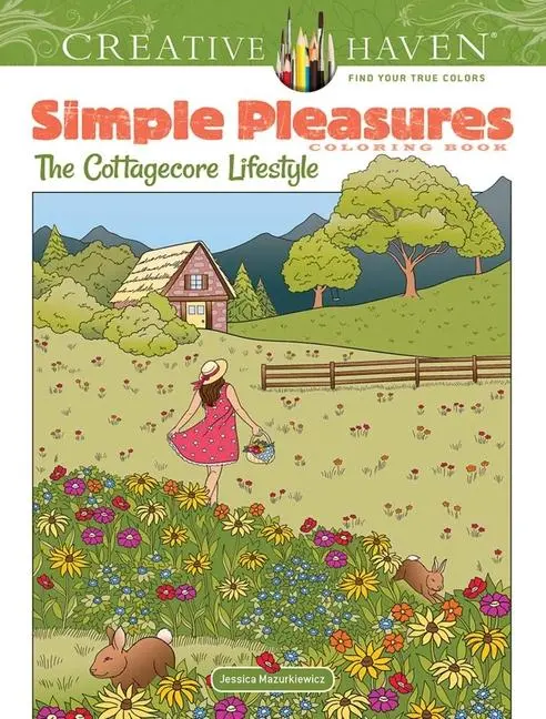 Cover: 9780486849737 | Creative Haven Simple Pleasures Coloring Book: The Cottagecore...