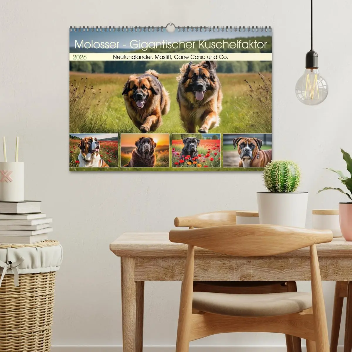 Bild: 9783457389737 | Molosser - Gigantischer Kuschelfaktor (Wandkalender 2026 DIN A3...