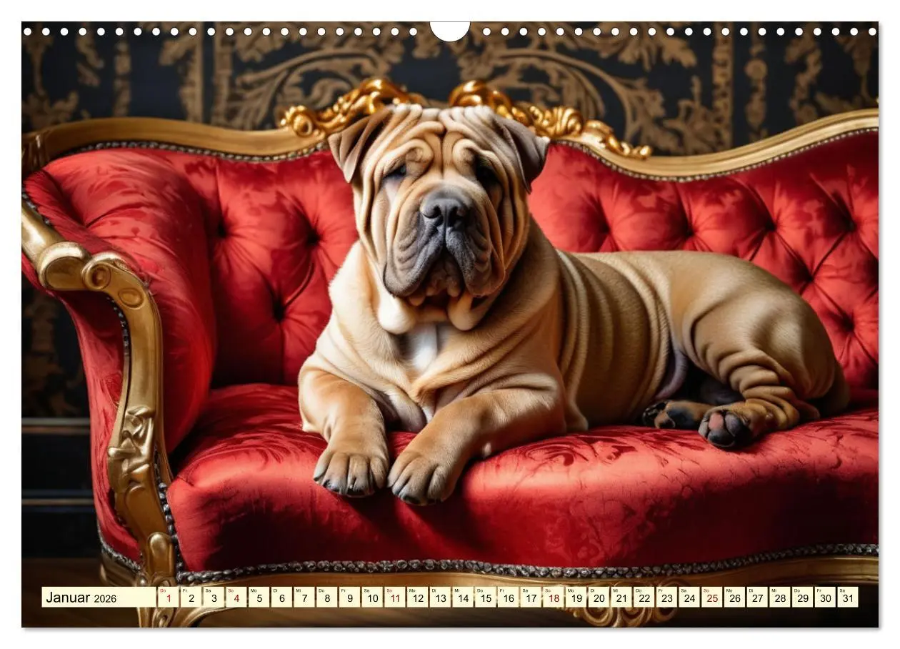 Bild: 9783457389737 | Molosser - Gigantischer Kuschelfaktor (Wandkalender 2026 DIN A3...