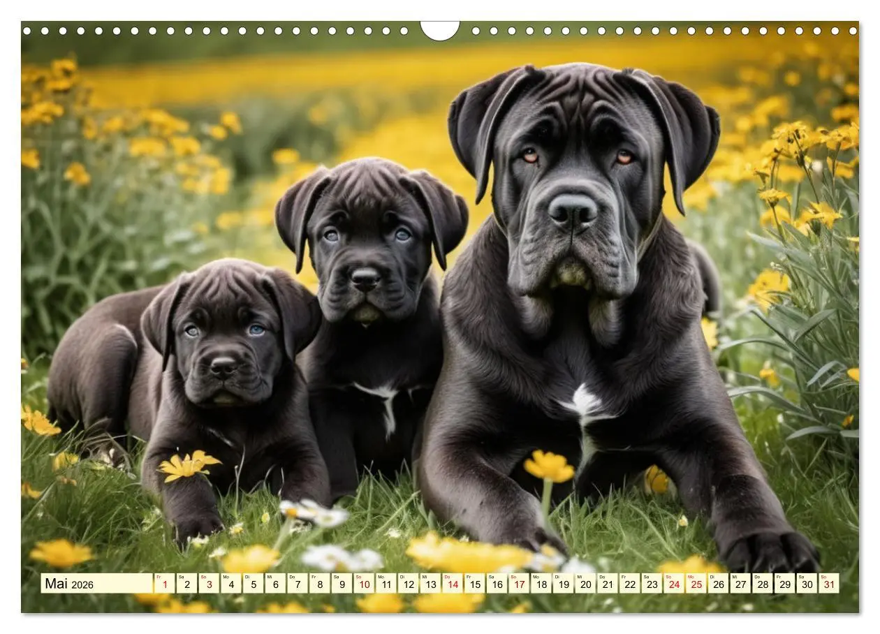 Bild: 9783457389737 | Molosser - Gigantischer Kuschelfaktor (Wandkalender 2026 DIN A3...