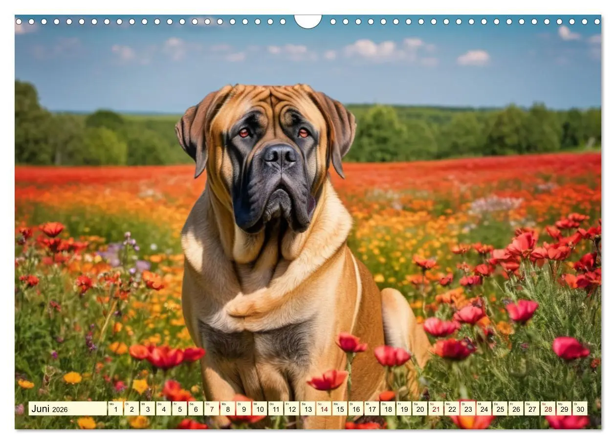 Bild: 9783457389737 | Molosser - Gigantischer Kuschelfaktor (Wandkalender 2026 DIN A3...