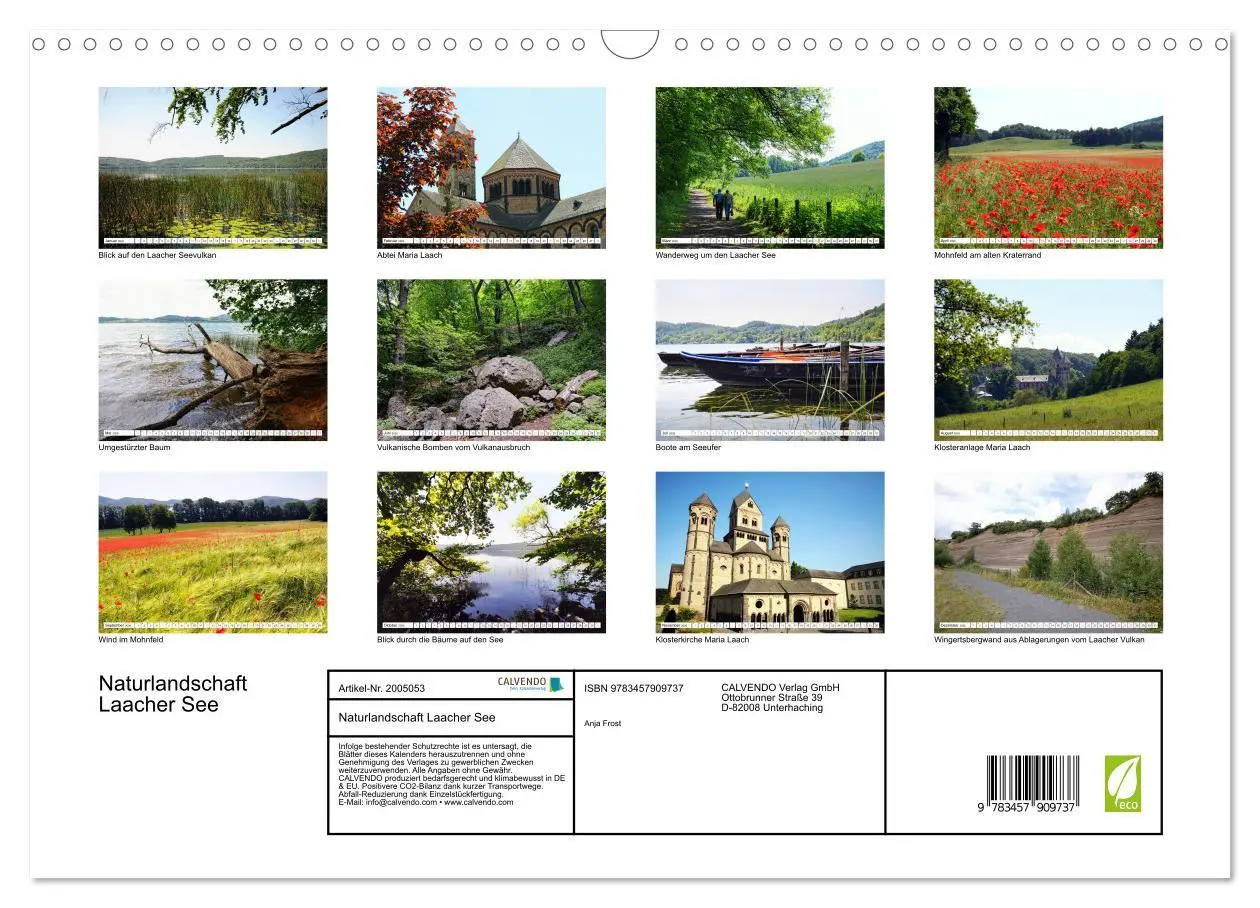 Bild: 9783457909737 | Naturlandschaft Laacher See (Wandkalender 2026 DIN A3 quer),...