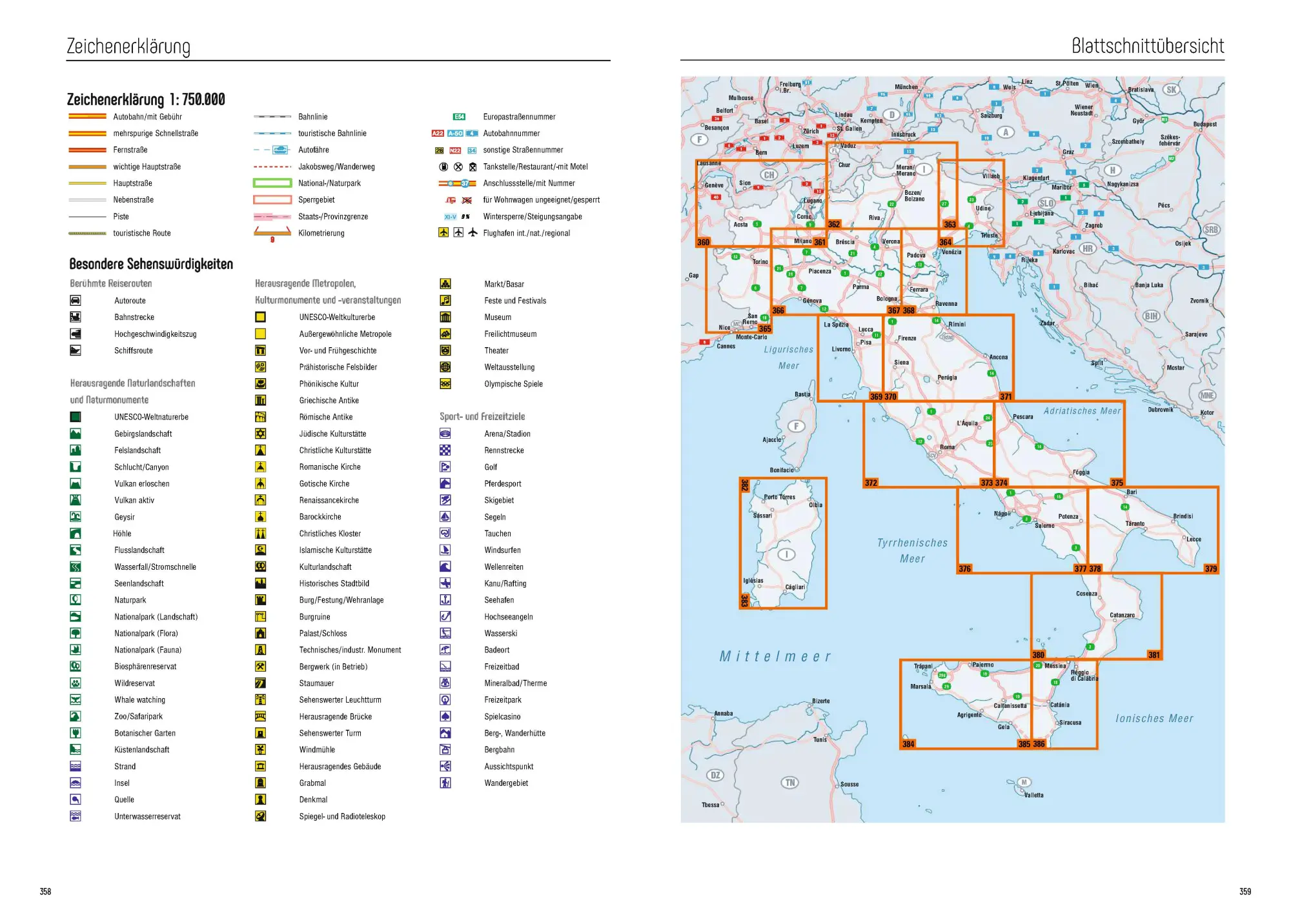 Bild: 9783955049737 | KUNTH Unterwegs in Italien | Das große Reisebuch | Schetar (u. a.)