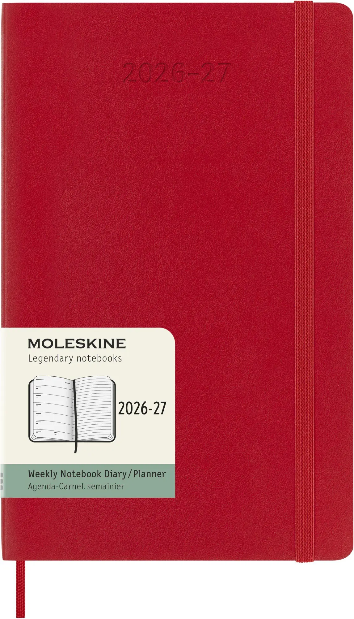 Cover: 8056999279837 | Moleskine 18 Monate Wochen Notizkalender 2026/2027, Large/A5, 1 Wo...