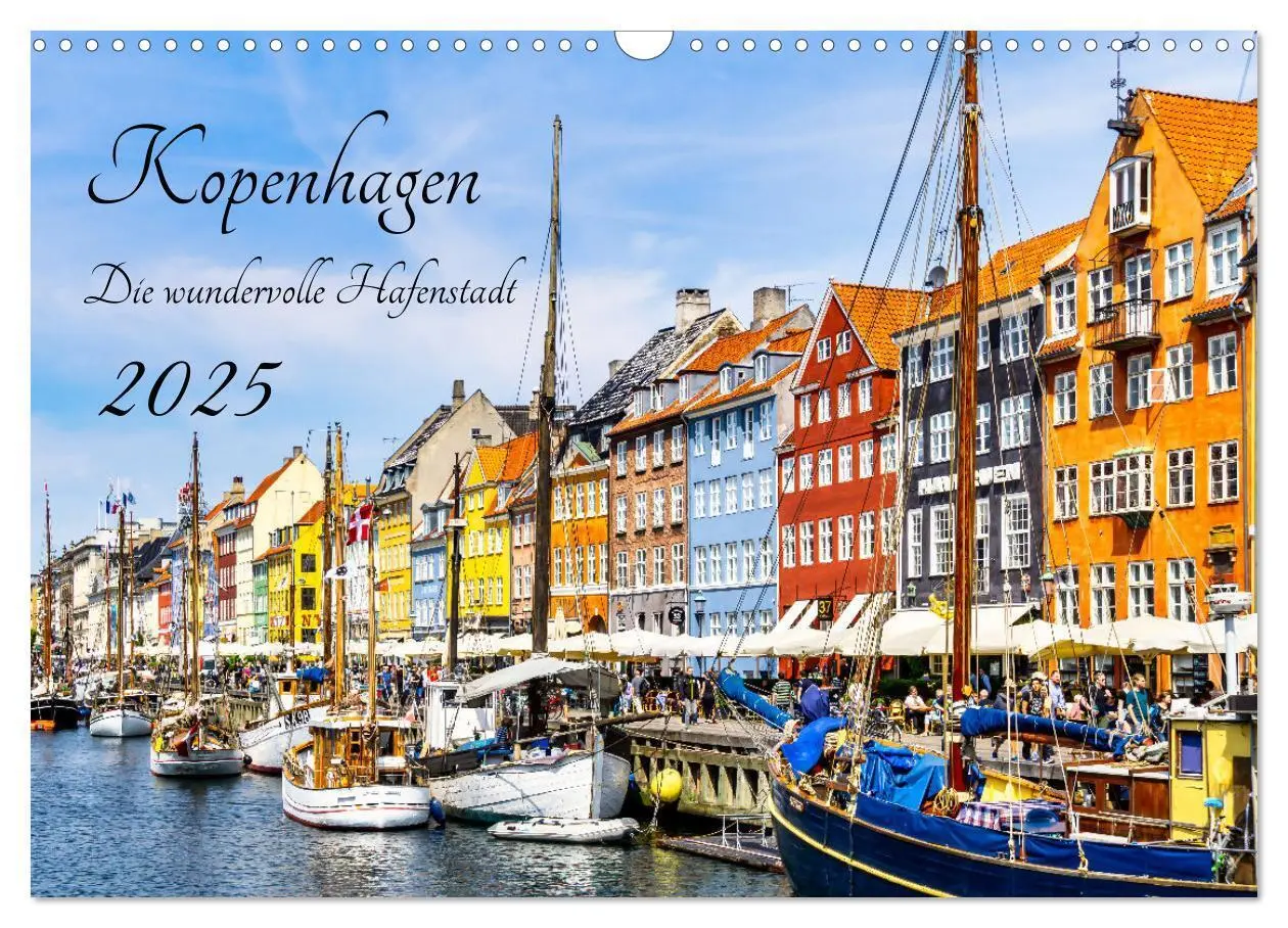 Cover: 9783435049837 | Kopenhagen - Die wundervolle Hafenstadt (Wandkalender 2025 DIN A3...