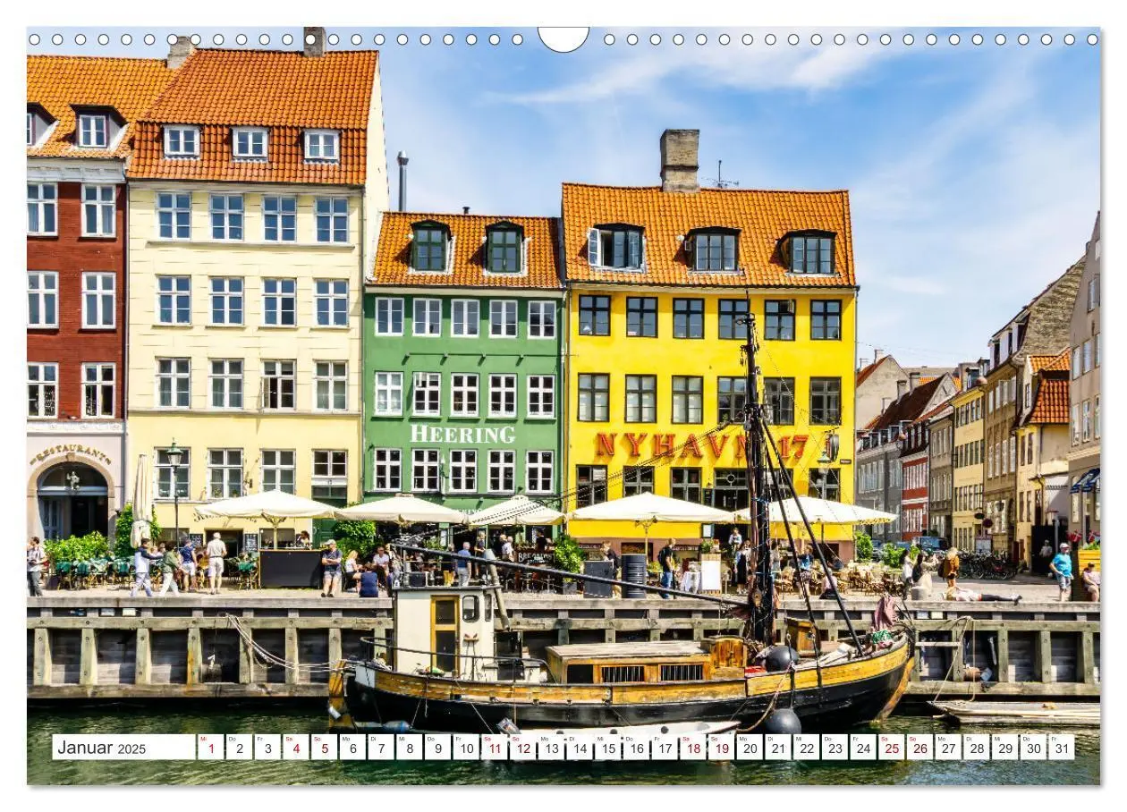 Bild: 9783435049837 | Kopenhagen - Die wundervolle Hafenstadt (Wandkalender 2025 DIN A3...
