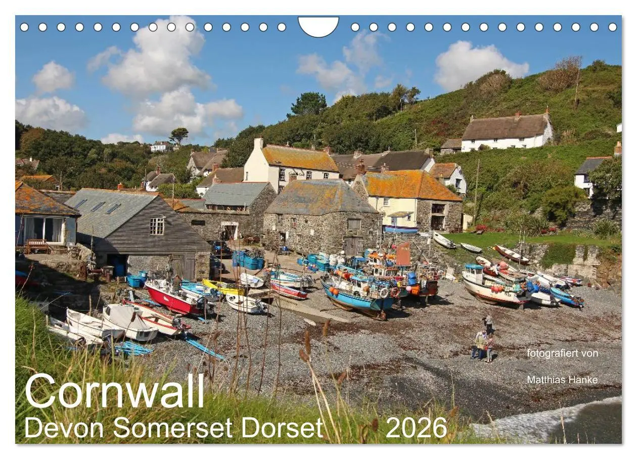 Cover: 9783457999837 | Cornwall - Devon Somerset Dorset (Wandkalender 2026 DIN A4 quer),...