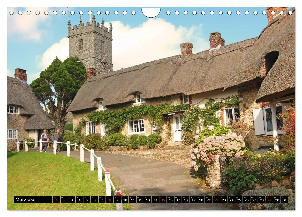Bild: 9783457999837 | Cornwall - Devon Somerset Dorset (Wandkalender 2026 DIN A4 quer),...
